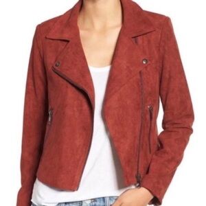 Astr the label suede biker jacket